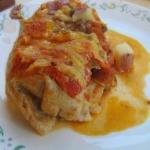 Chicken Breast with Tomato Sauce and Cheese recipe