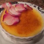 Creme Brulee with Rose Water recipe