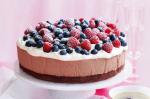 American Triple Chocolate Brownie Mousse Cake Recipe Dessert