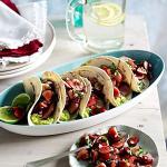 American Duck Tacos with Cherry Salsa Dinner