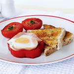 American Egg and Bacon Capsicum Cups Appetizer