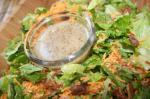 American Bacon and Cheese Salad With Honey Dressing Appetizer