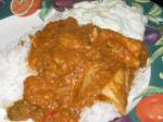 Indian Chicken Masala Curry Dinner