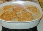 American Biscuit Topped Chicken Pot Pie Appetizer