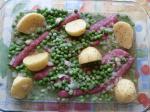 Italian Sausage Potatoes and Peas Appetizer