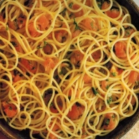 Australian Spaghetti with Fresh Tomato Sauce Dinner