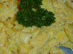 French Oeufs Brouilles scrambled Eggs Appetizer