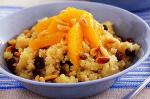 American Sweet Couscous With Orange and Pine Nuts Recipe Breakfast
