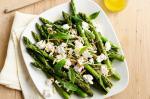 American Barbecued Asparagus With Lemon Feta And Mint Recipe Appetizer