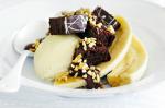 American Brownie Banana Split Recipe Dessert