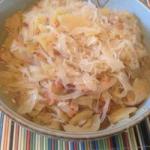 Canadian Sauerkraut with Apples and Bacon Appetizer