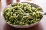 American Spinach Pesto Fusilli Recipe Appetizer