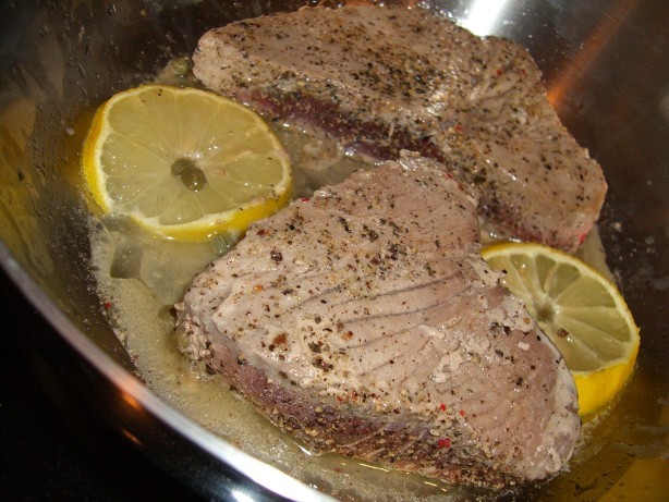 American Lemon Pepper Ahi Tuna Dinner