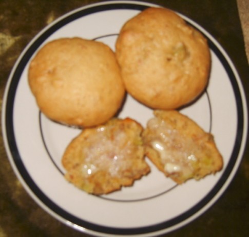 American Orange Rhubarb Muffins 2 Dessert