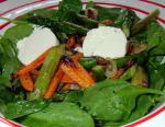 American Asparagus and Goat Cheese Salad Dinner