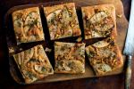 British Sweet Whole Wheat Focaccia with Pears and Walnuts Recipe Dessert