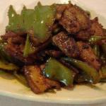 Chinese Chest of Pork in Skipped Green Pepper Dinner