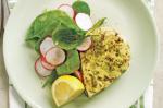 Moroccan Chermoula Swordfish With Spinach And Radish Salad Recipe Appetizer