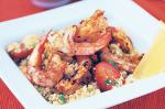 Moroccan Moroccan Prawns With Tomato and Almond Couscous Recipe Appetizer