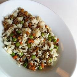 Arabic White Rice and Corn and Peas Dinner