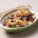 American Vegetable Trout Bake Dinner