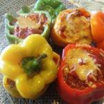 American Peppers Stuffed with Pork and Minced Meat Appetizer