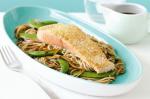 Canadian Salmon With Noodles and Sugar Snap Peas Recipe Appetizer