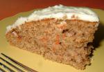 American Zucchini or Carrot Cake With Lemon Frosting Appetizer