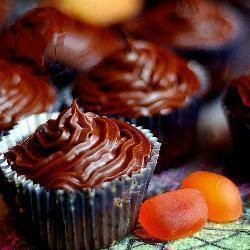 American Sweets Chocolate Coated with Icing with Sour Cream Dessert