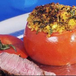 Canadian Stuffed Tomatoes with Parmesan Garlic and Basil Soup