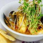 Canadian Hot Pipis Seafood Curry Appetizer