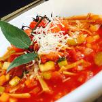 Canadian Minestrone Soup with Chorizo and Truffle  Chef Recipe by Shawn Sheather Appetizer