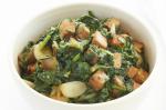 Australian Creamy Spinach With Bacon and Baby Onions Recipe Appetizer