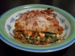 American Portabella Mushroom With Spinach and Feta Lasagna vegetarian Dinner