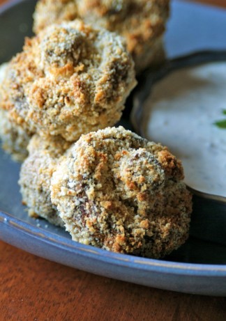 Australian Baked Crispcoated Mushrooms Appetizer