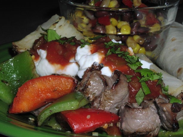 Australian Cooking Light Beef Fajitas Appetizer