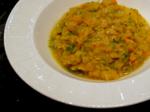 Australian Chickpea Leek  Parmesan Soup Appetizer