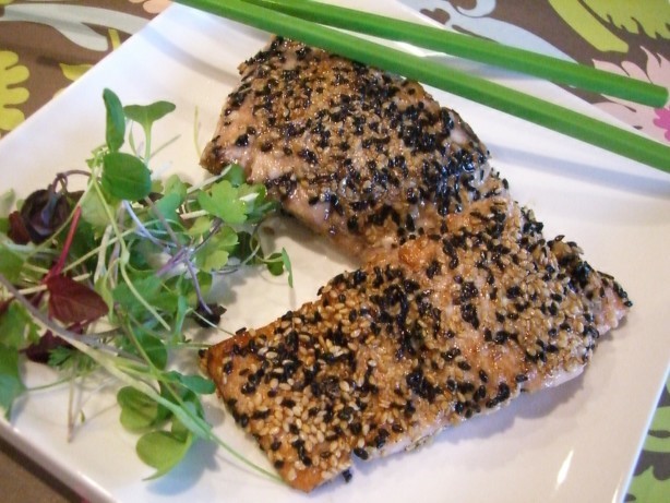 Australian Sesamecrusted Salmon 1 Appetizer