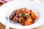 Spiced Ratatouille With Sausages Recipe recipe
