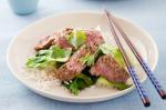 Australian Chilli And Lemon Grass Beef With Steamed Pak Choy Recipe Dinner