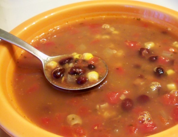 Australian Sweet Southwestern Black Bean Soup Appetizer