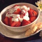 British Strawberry Sparkler Dessert