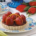 British Strawberry Truffle Tarts Dessert