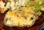 Australian Doublebaked Potatoes With Mushrooms and Cheese Appetizer