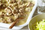 American Creamy Pork Casserole With Sauteed Cabbage Recipe Dinner
