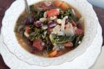 American Healthy Bean Soup With Kale Dinner