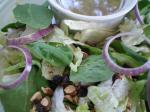 American Mixed Greens with Dried Cranberries and Toasted Pecans Appetizer