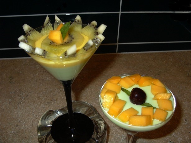 Australian Yoghurt and Mango Mousse Dessert