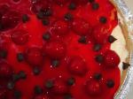 Australian Lowfat Cherry Cheesecake Pudding Pie Dessert