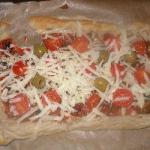 American Pizza with Puff Pastry Dinner